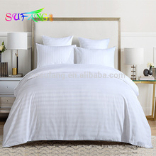 Luxury King size 100% cotton 1cm strip bedsheets